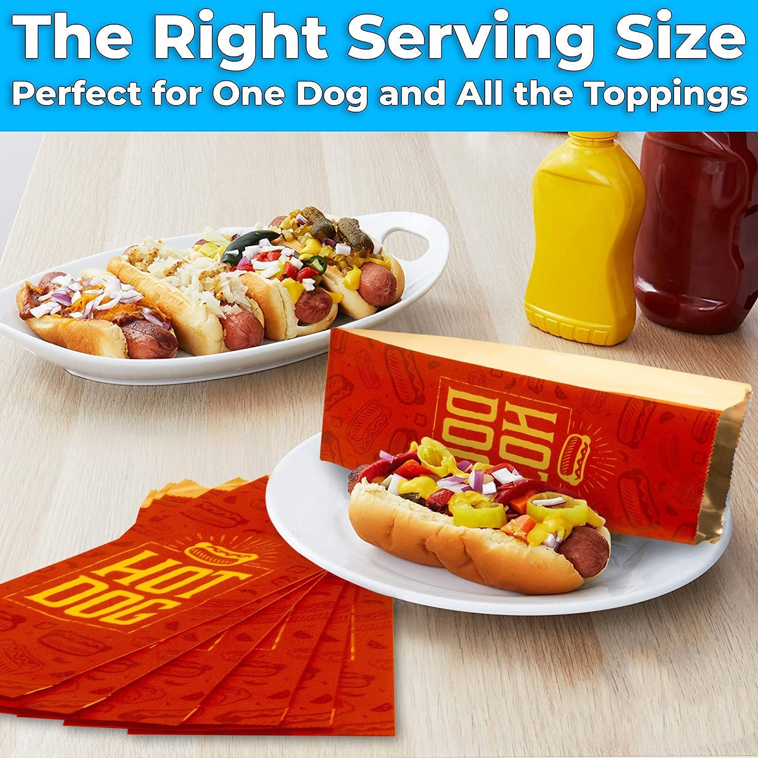 Hotdog Foil Bags